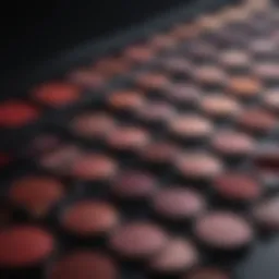 Kylie Jenner Burgundy Palette overview showcasing vibrant shades