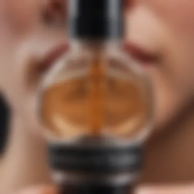 Lubrication for Comfort Close-up of lubricant application for enhanced comfort