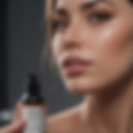 Detailed view of Nioxin product ingredients