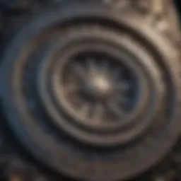 Illustration showing intricate design of hero surface patch