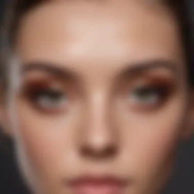 Valentino Twin Liner application on model's eyes