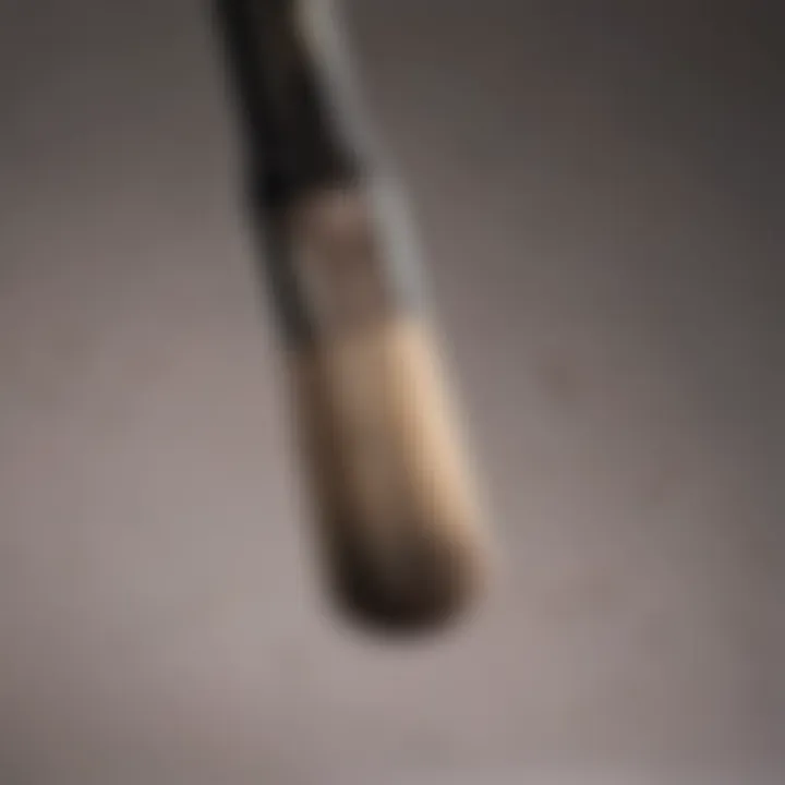 Detailed close-up of Valentino Twin Liner brush tip