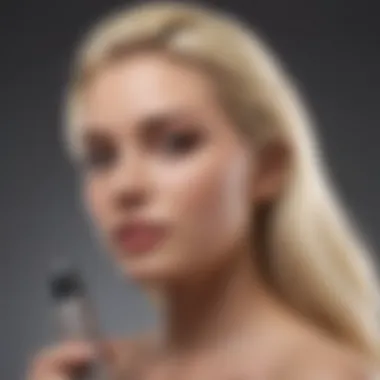 Integrating Vanilla into Daily Care Aesthetic arrangement of daily haircare products including vanilla hair spray