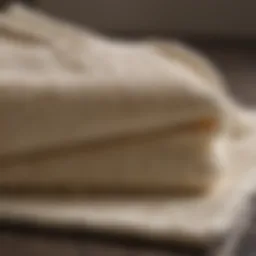 Luxurious waffle towel texture