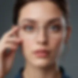 Virtual fitting of eyewear using a smartphone app