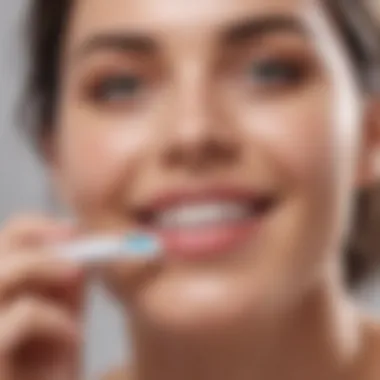 Woman Holding Toothbrush and Toothpaste